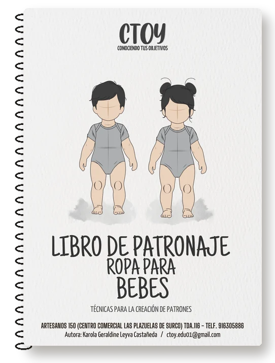 Portada · Libro de patronaje ropa para bebés